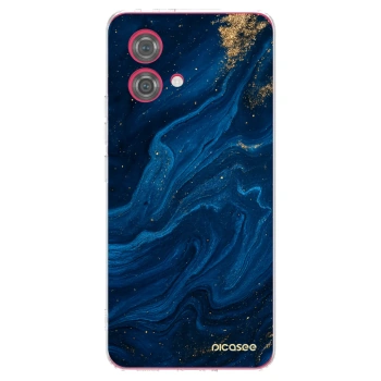Picasee átlátszó szilikon tok az alábbi mobiltelefonokra Motorola Moto G84 5G - Blue