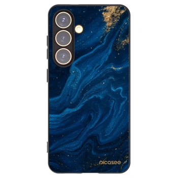 Picasee fekete szilikon tok az alábbi mobiltelefonokra Samsung Galaxy S24 S921B 5G - Blue