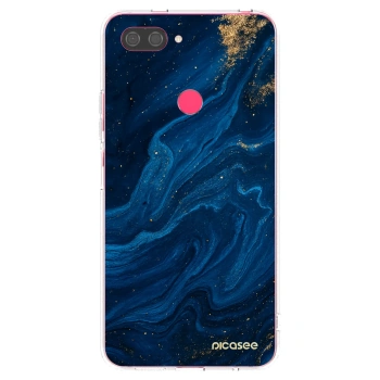 Picasee átlátszó szilikon tok az alábbi mobiltelefonokra Xiaomi Mi 8 Lite - Blue