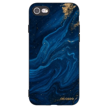 Picasee fekete szilikon tok az alábbi mobiltelefonokra Apple iPhone 8 - Blue