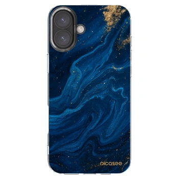 Picasee átlátszó szilikon tok az alábbi mobiltelefonokra Apple iPhone 16 Plus - Blue