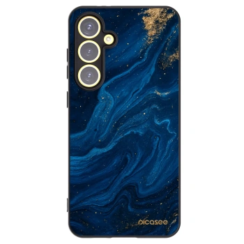 Picasee fekete szilikon tok az alábbi mobiltelefonokra Samsung Galaxy S24 FE S721B - Blue