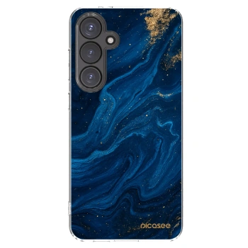 Picasee átlátszó szilikon tok az alábbi mobiltelefonokra Samsung Galaxy S24 FE S721B - Blue