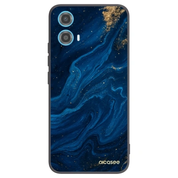 Picasee fekete szilikon tok az alábbi mobiltelefonokra Motorola Moto G34 5G - Blue