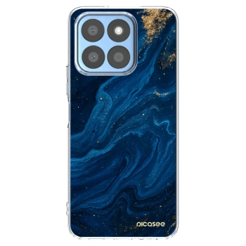 Picasee átlátszó szilikon tok az alábbi mobiltelefonokra Honor X8c - Blue