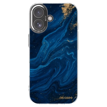 Picasee átlátszó szilikon tok az alábbi mobiltelefonokra Apple iPhone 17 - Blue