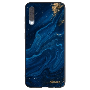 Picasee fekete szilikon tok az alábbi mobiltelefonokra Samsung Galaxy A70 A705F - Blue