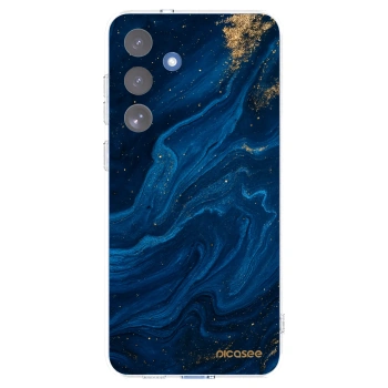 Picasee átlátszó szilikon tok az alábbi mobiltelefonokra Samsung Galaxy S25 FE 5G - Blue