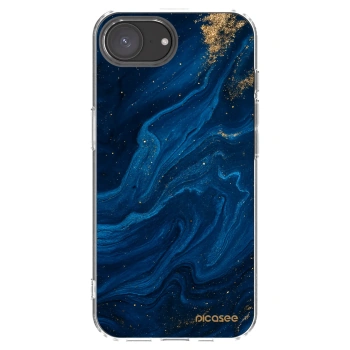 Picasee átlátszó szilikon tok az alábbi mobiltelefonokra Apple iPhone 17e - Blue