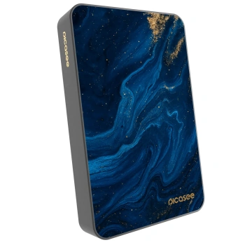 Picasee Powerbank MagSafe 10 000 mAh Szürke - Blue
