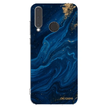 Picasee átlátszó szilikon tok az alábbi mobiltelefonokra Honor 20 Lite - Blue