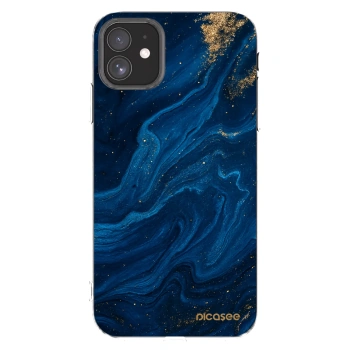 Picasee átlátszó szilikon tok az alábbi mobiltelefonokra Apple iPhone 11 - Blue