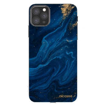 Picasee átlátszó szilikon tok az alábbi mobiltelefonokra Apple iPhone 11 Pro Max - Blue
