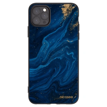 Picasee fekete szilikon tok az alábbi mobiltelefonokra Apple iPhone 11 Pro Max - Blue