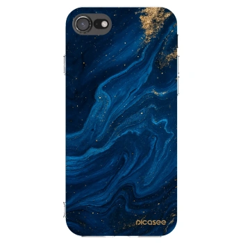 Picasee átlátszó szilikon tok az alábbi mobiltelefonokra Apple iPhone 8 - Blue