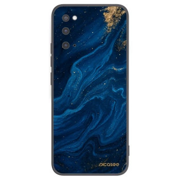Picasee fekete szilikon tok az alábbi mobiltelefonokra Samsung Galaxy S20 G980F - Blue