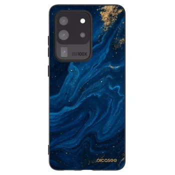 Picasee fekete szilikon tok az alábbi mobiltelefonokra Samsung Galaxy S20 Ultra 5G G988F - Blue