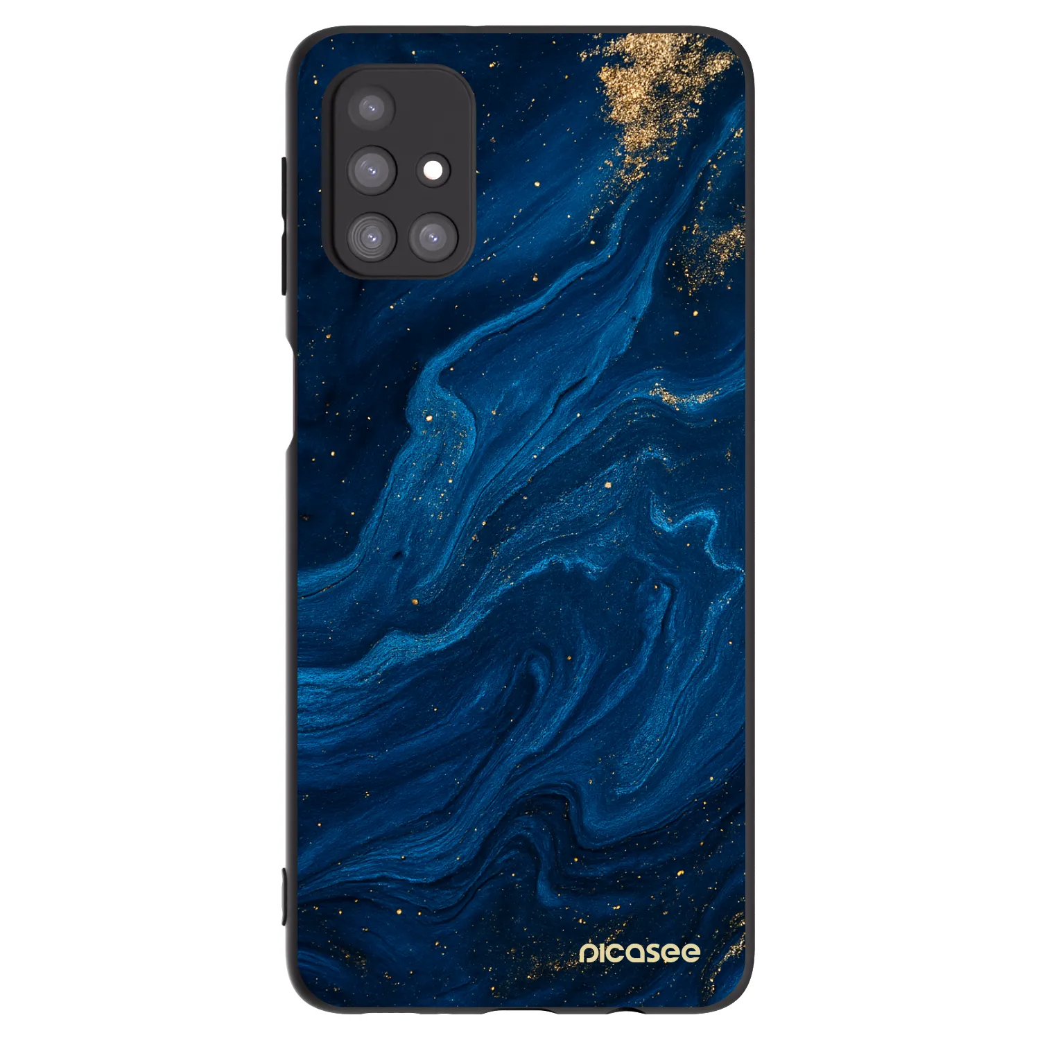 Picasee fekete szilikon tok az alábbi mobiltelefonokra Samsung Galaxy M31s - Blue