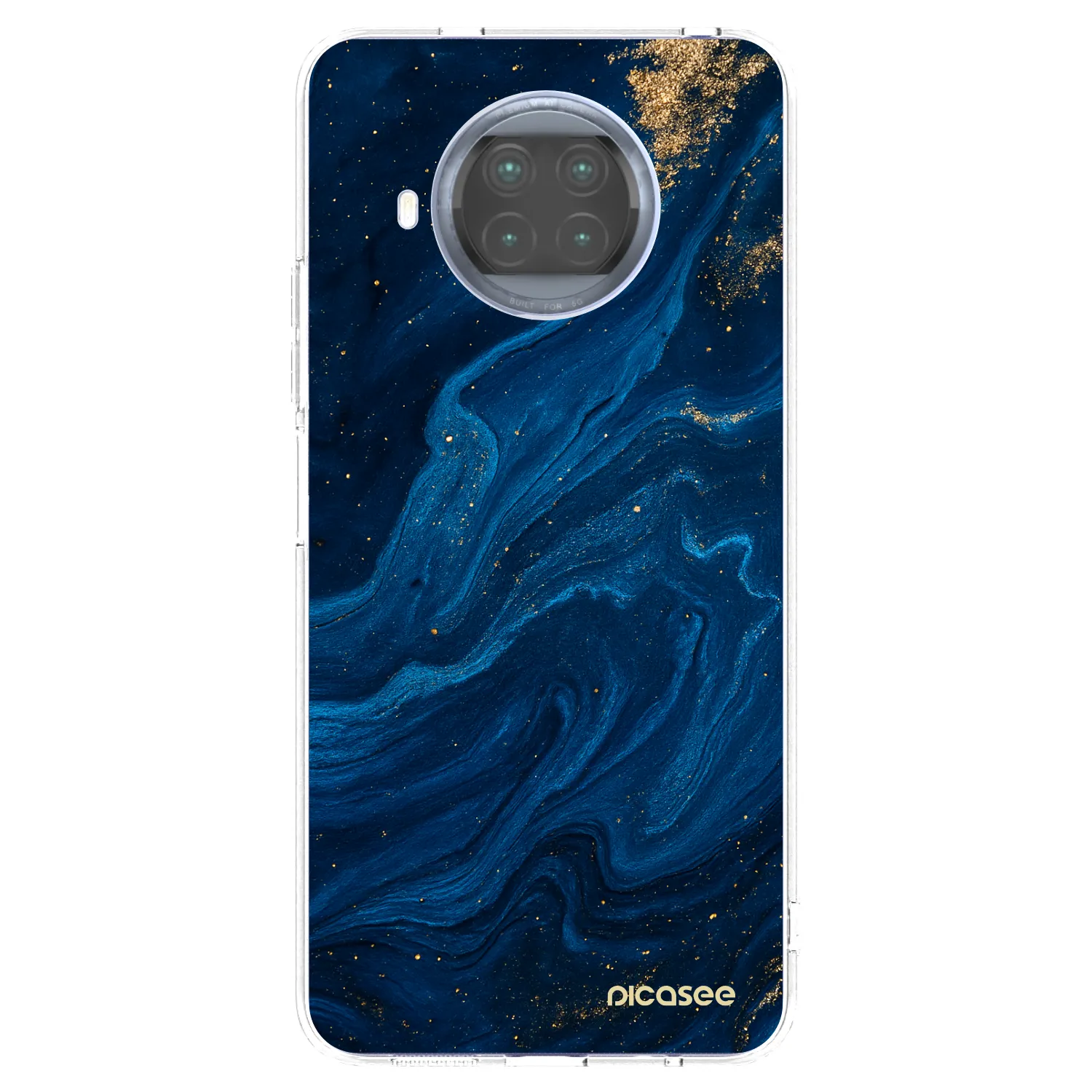 Picasee átlátszó szilikon tok az alábbi mobiltelefonokra Xiaomi Mi 10T Lite - Blue