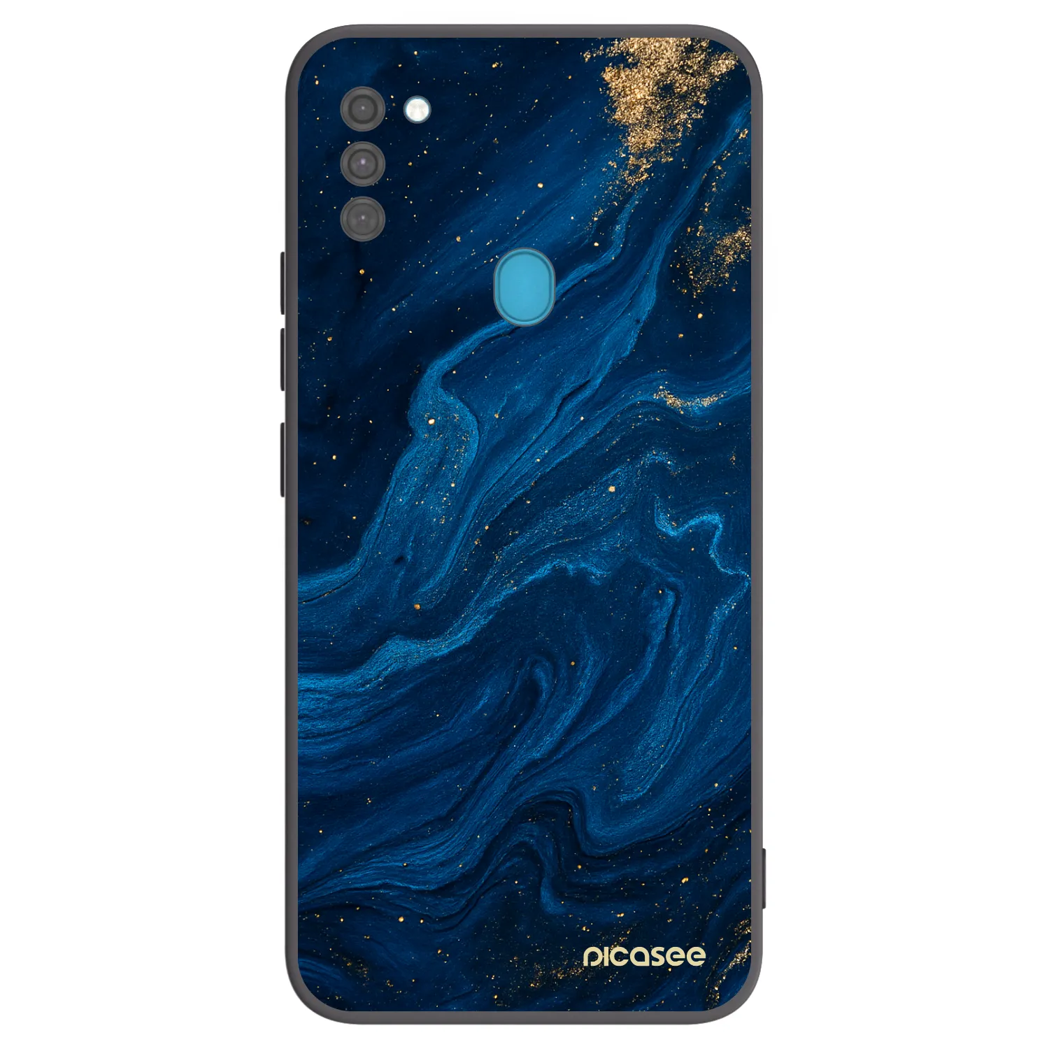 Picasee fekete szilikon tok az alábbi mobiltelefonokra Samsung Galaxy M11 - Blue