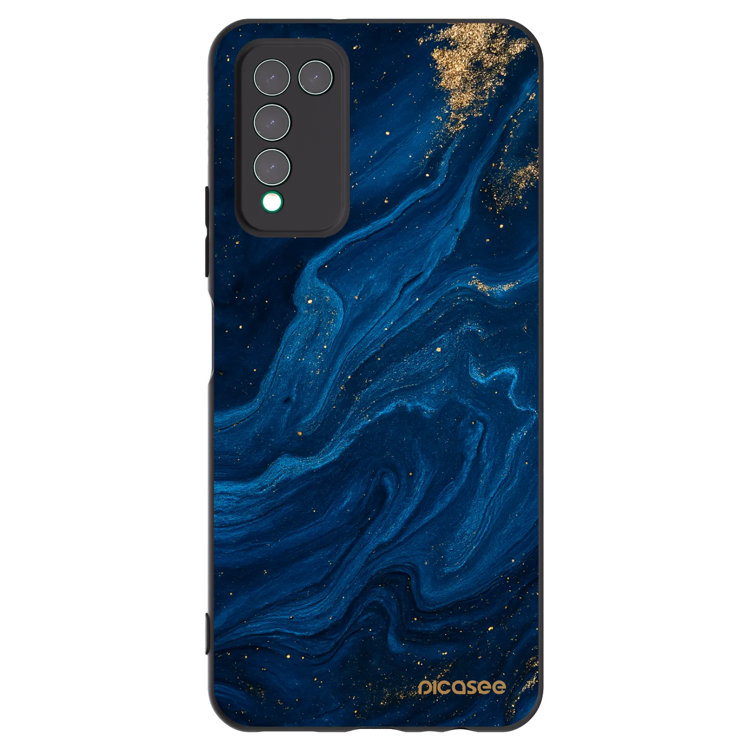 Picasee fekete szilikon tok az alábbi mobiltelefonokra Honor 10X Lite - Blue