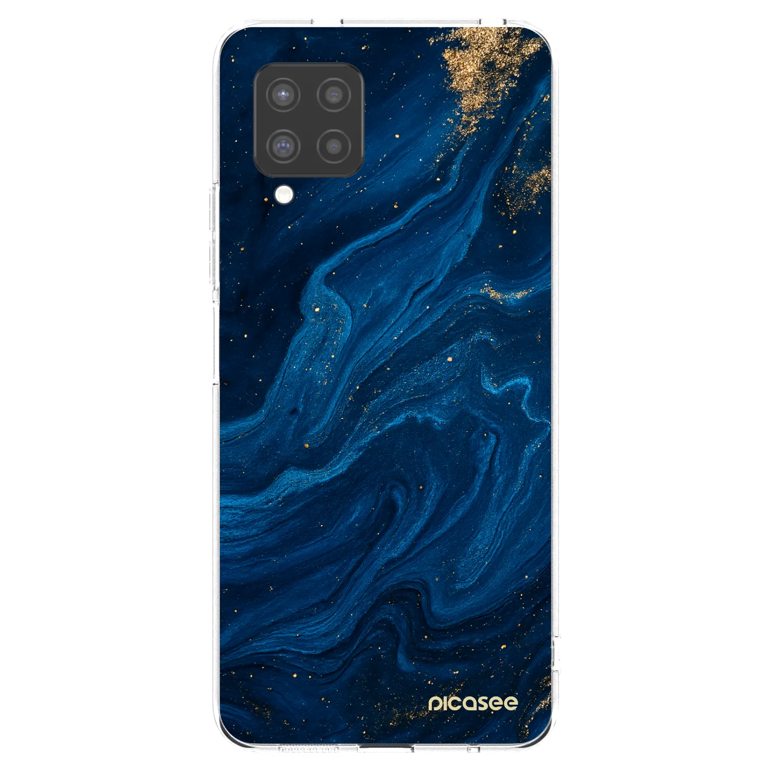 Picasee átlátszó szilikon tok az alábbi mobiltelefonokra Samsung Galaxy A42 A426B - Blue