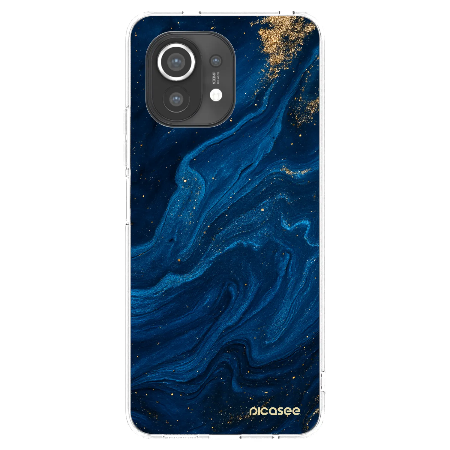 Picasee átlátszó szilikon tok az alábbi mobiltelefonokra Xiaomi Mi 11 - Blue