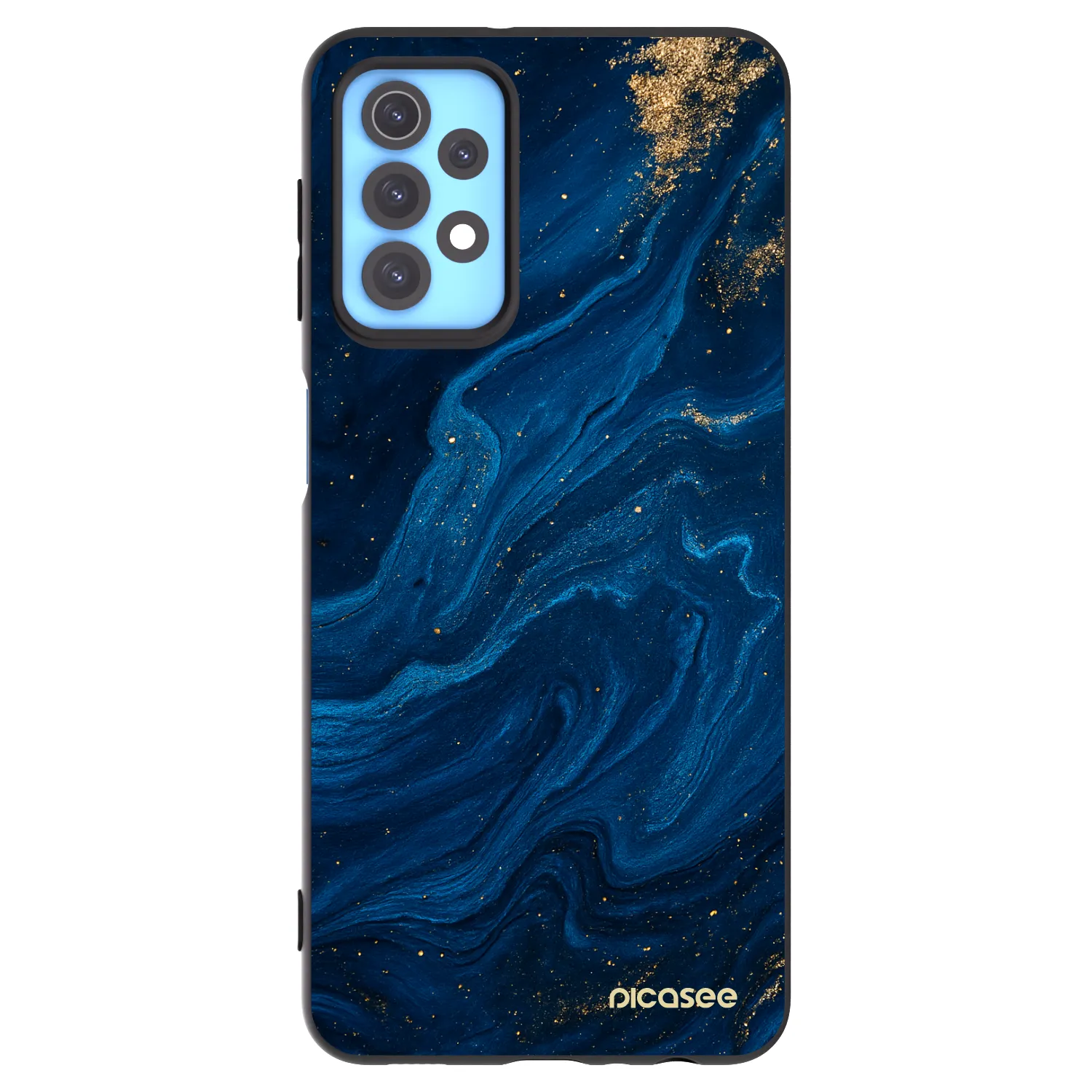 Picasee fekete szilikon tok az alábbi mobiltelefonokra Samsung Galaxy A32 4G SM-A325F - Blue