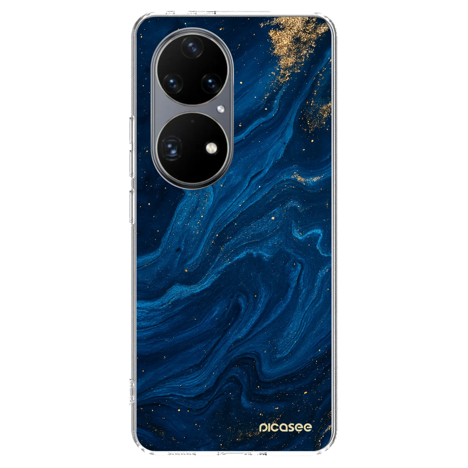 Picasee átlátszó szilikon tok az alábbi mobiltelefonokra Huawei P50 - Blue