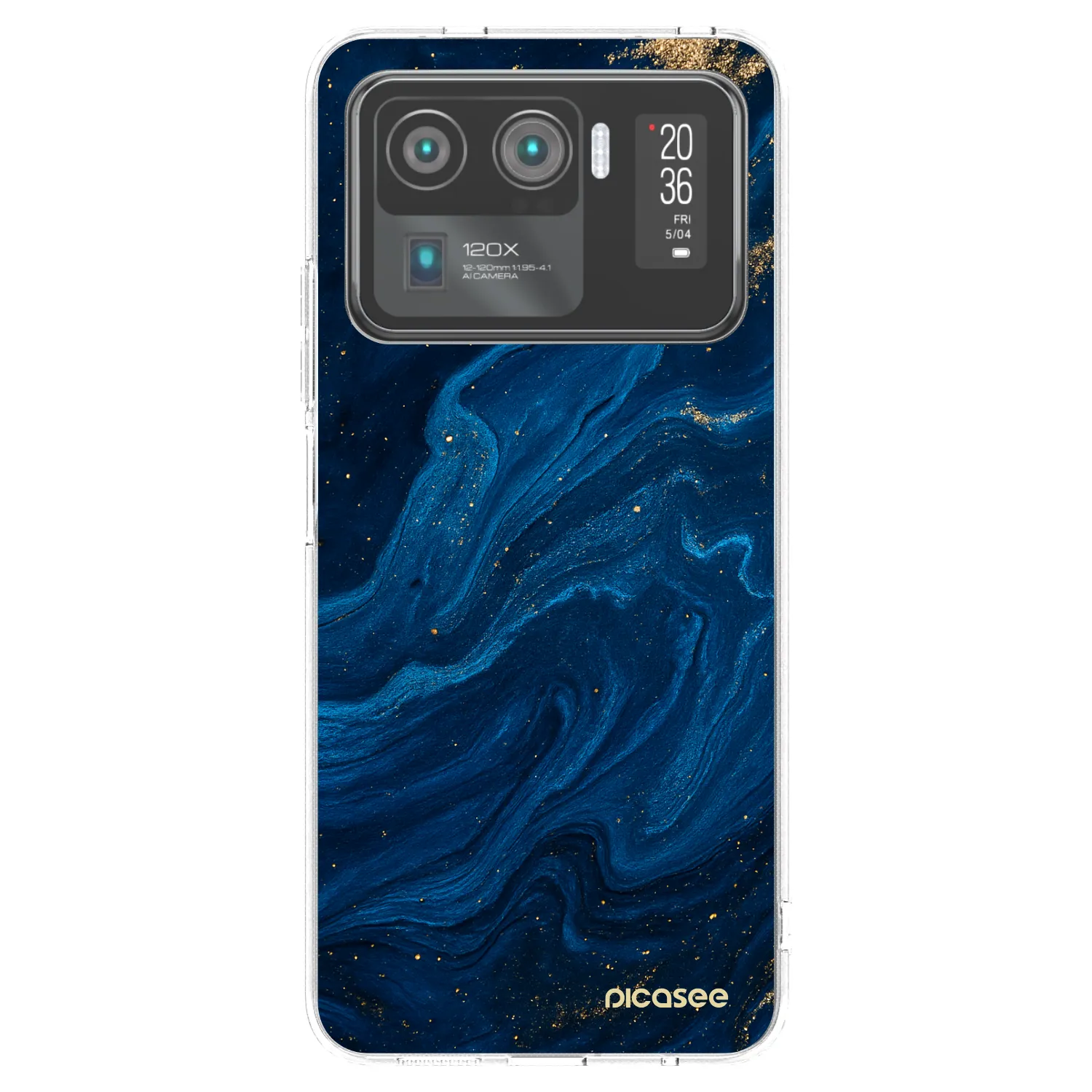 Picasee átlátszó szilikon tok az alábbi mobiltelefonokra Xiaomi Mi 11 Ultra - Blue