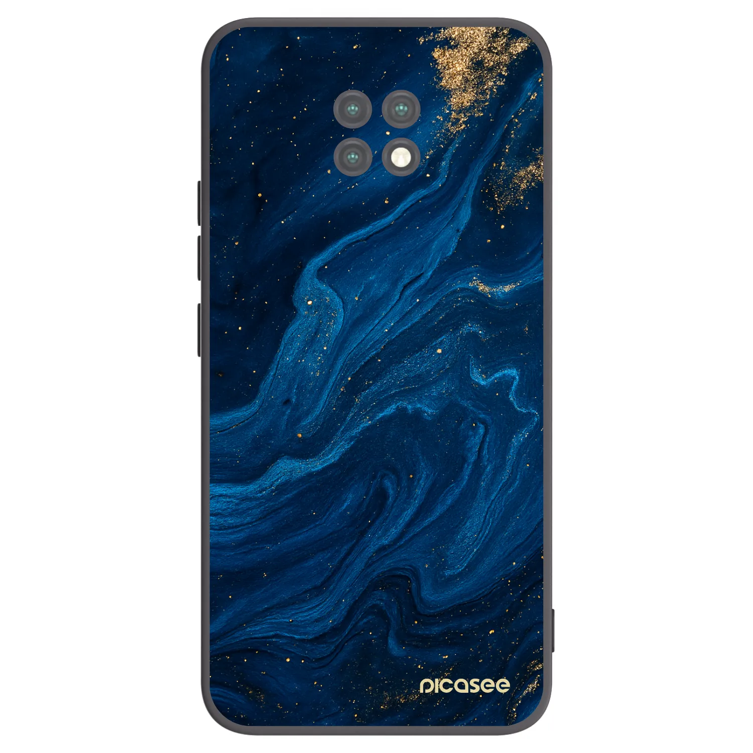 Picasee fekete szilikon tok az alábbi mobiltelefonokra Xiaomi Redmi Note 9T - Blue