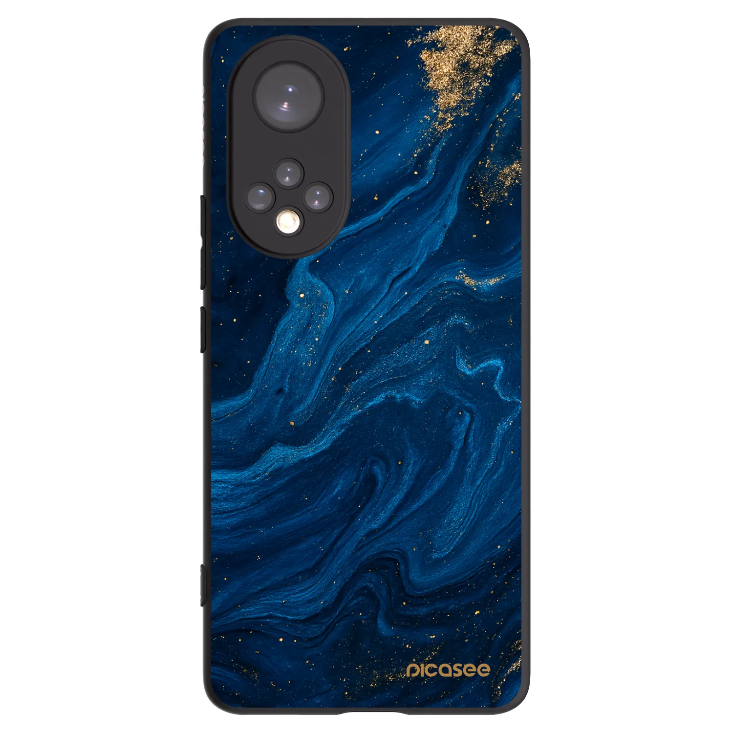 Picasee fekete szilikon tok az alábbi mobiltelefonokra Huawei Nova 9 - Blue