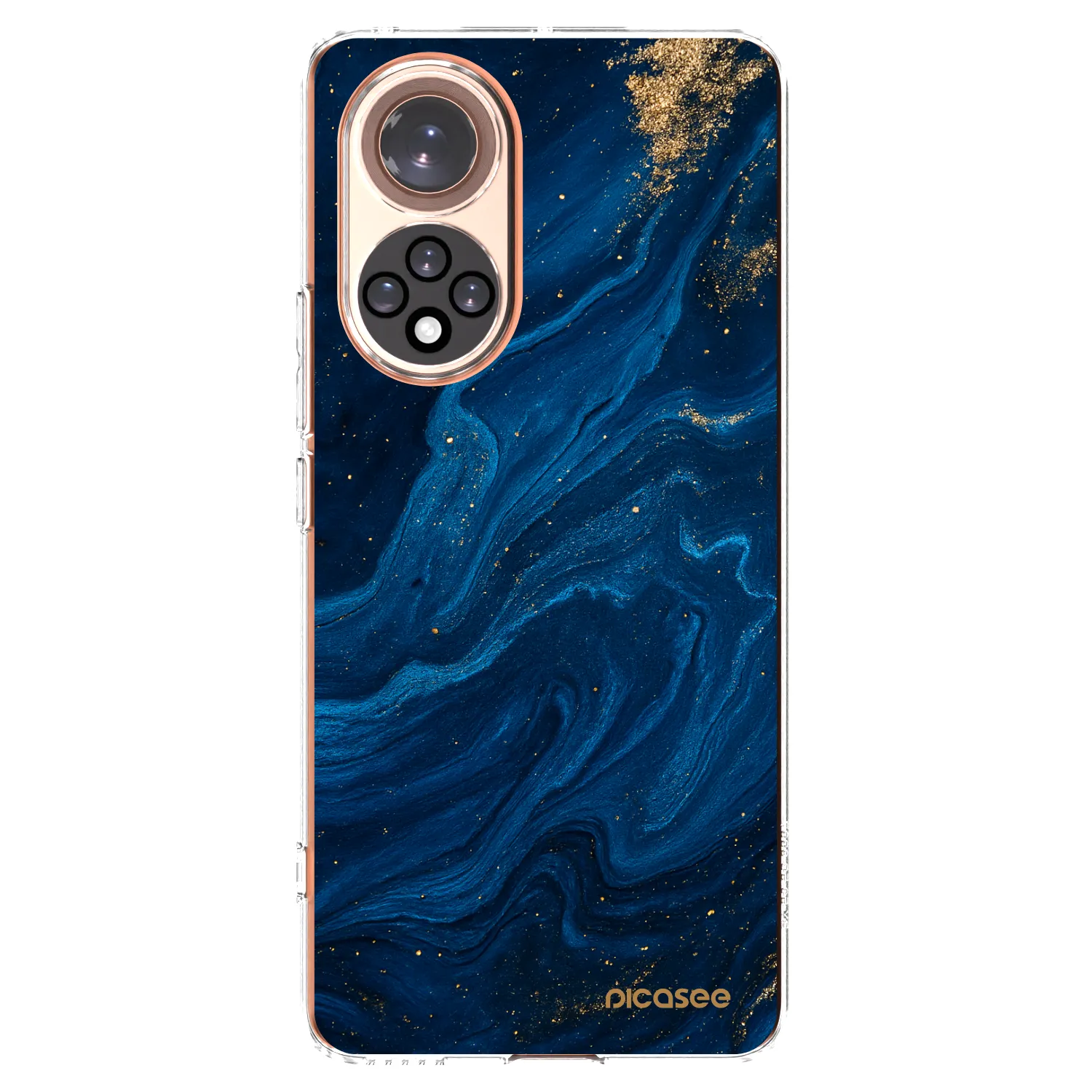 Picasee átlátszó szilikon tok az alábbi mobiltelefonokra Huawei Nova 9 - Blue