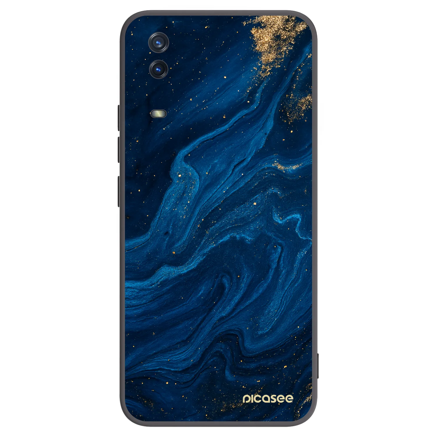 Picasee fekete szilikon tok az alábbi mobiltelefonokra Vivo Y11s - Blue