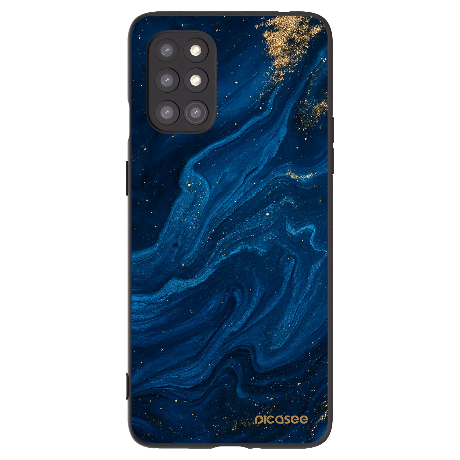 Picasee fekete szilikon tok az alábbi mobiltelefonokra OnePlus 8T - Blue