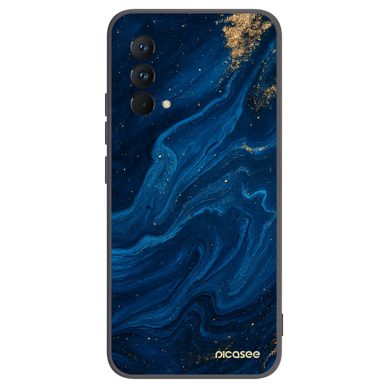 Picasee fekete szilikon tok az alábbi mobiltelefonokra Realme GT Master Edition 5G - Blue