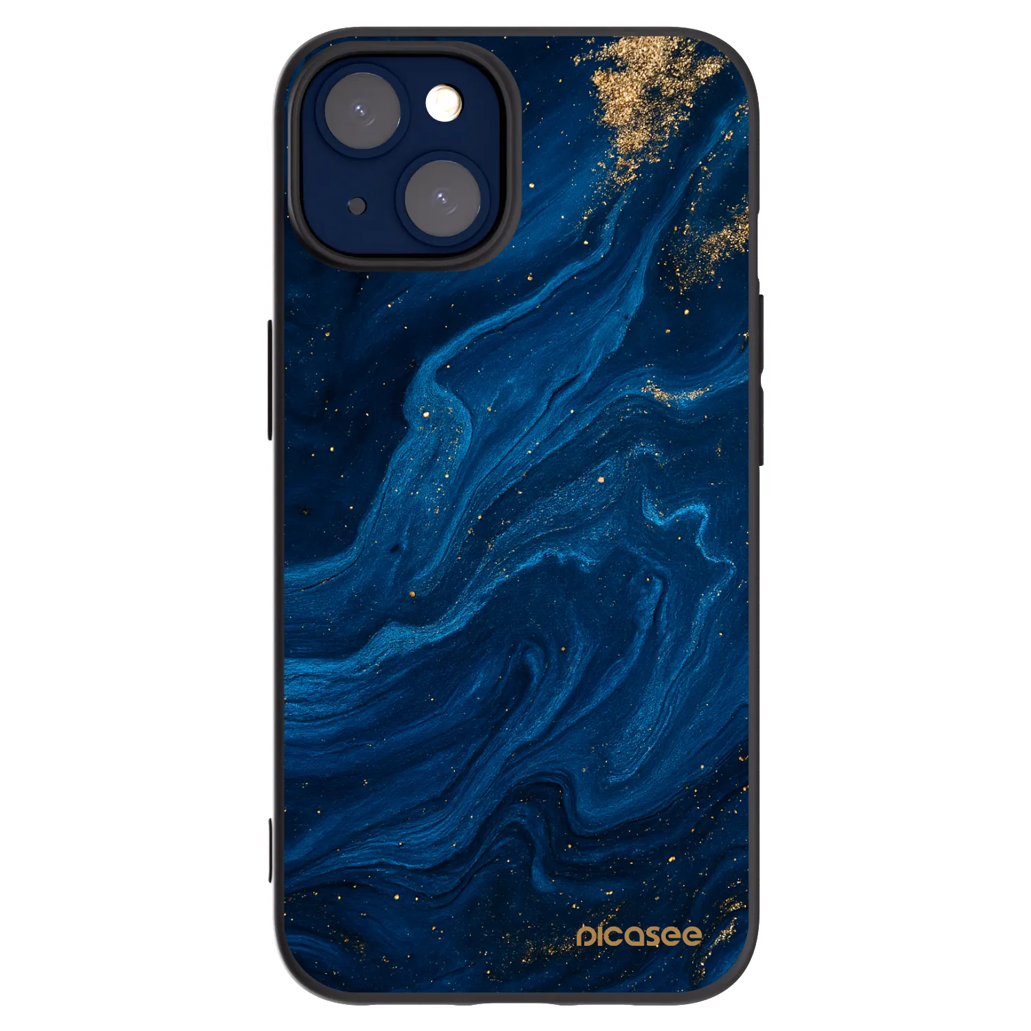 Picasee fekete szilikon tok az alábbi mobiltelefonokra Apple iPhone 14 - Blue