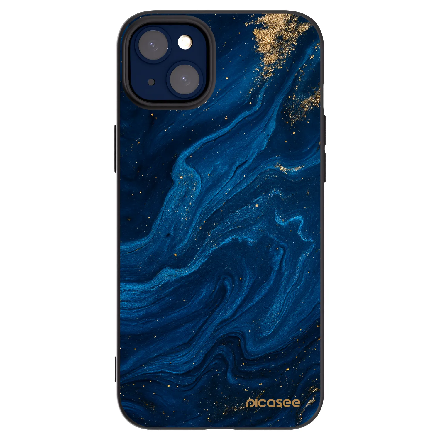Picasee fekete szilikon tok az alábbi mobiltelefonokra Apple iPhone 14 Plus - Blue