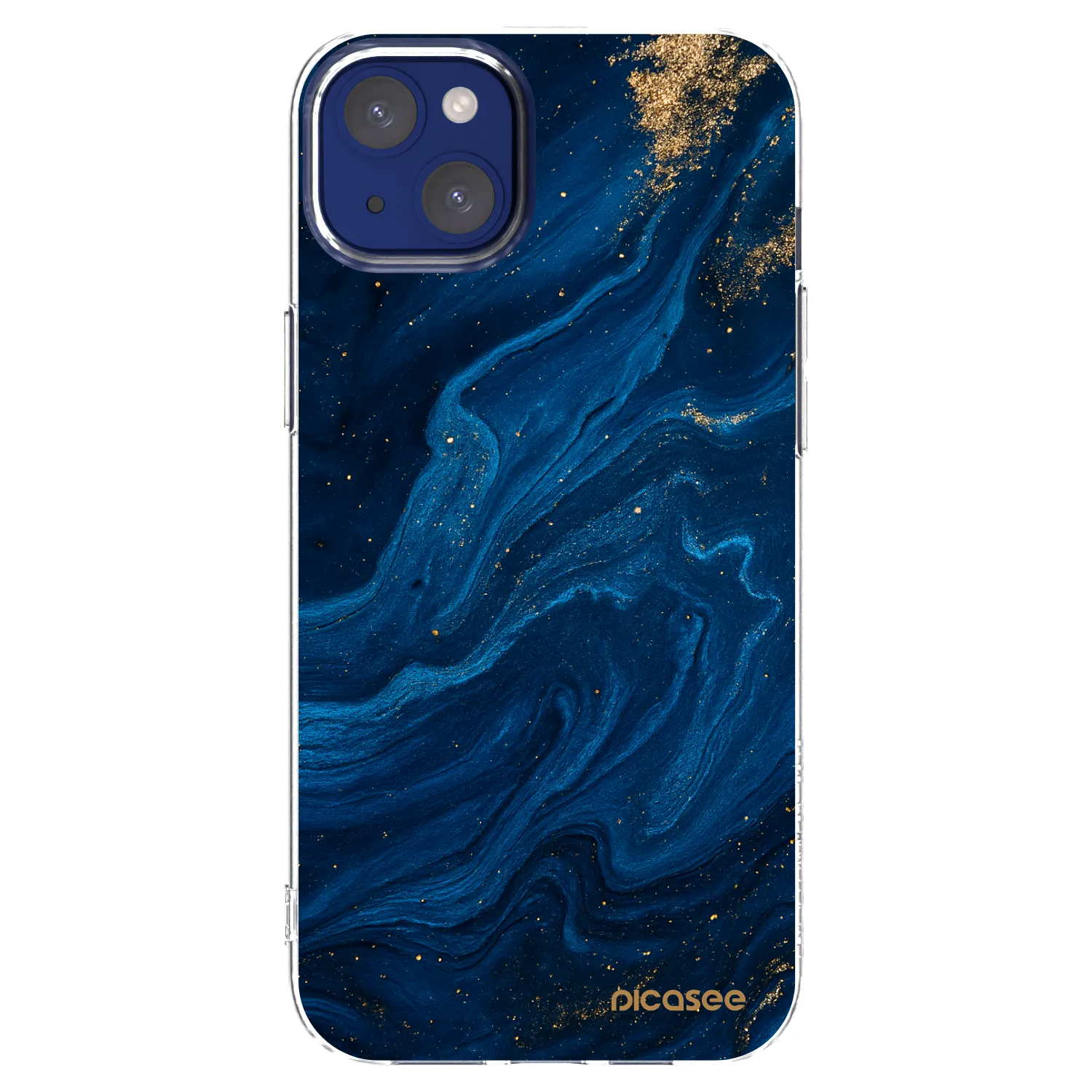 Picasee átlátszó szilikon tok az alábbi mobiltelefonokra Apple iPhone 14 Plus - Blue