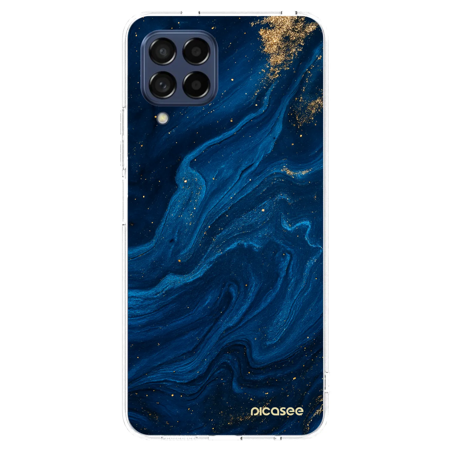 Picasee átlátszó szilikon tok az alábbi mobiltelefonokra Samsung Galaxy M53 5G - Blue