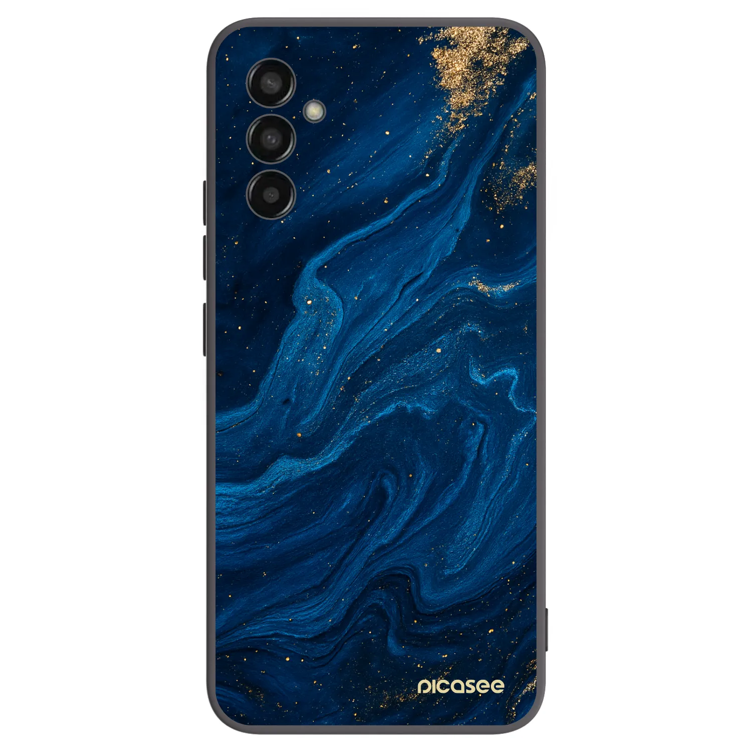Picasee fekete szilikon tok az alábbi mobiltelefonokra Samsung Galaxy M13 M135F - Blue