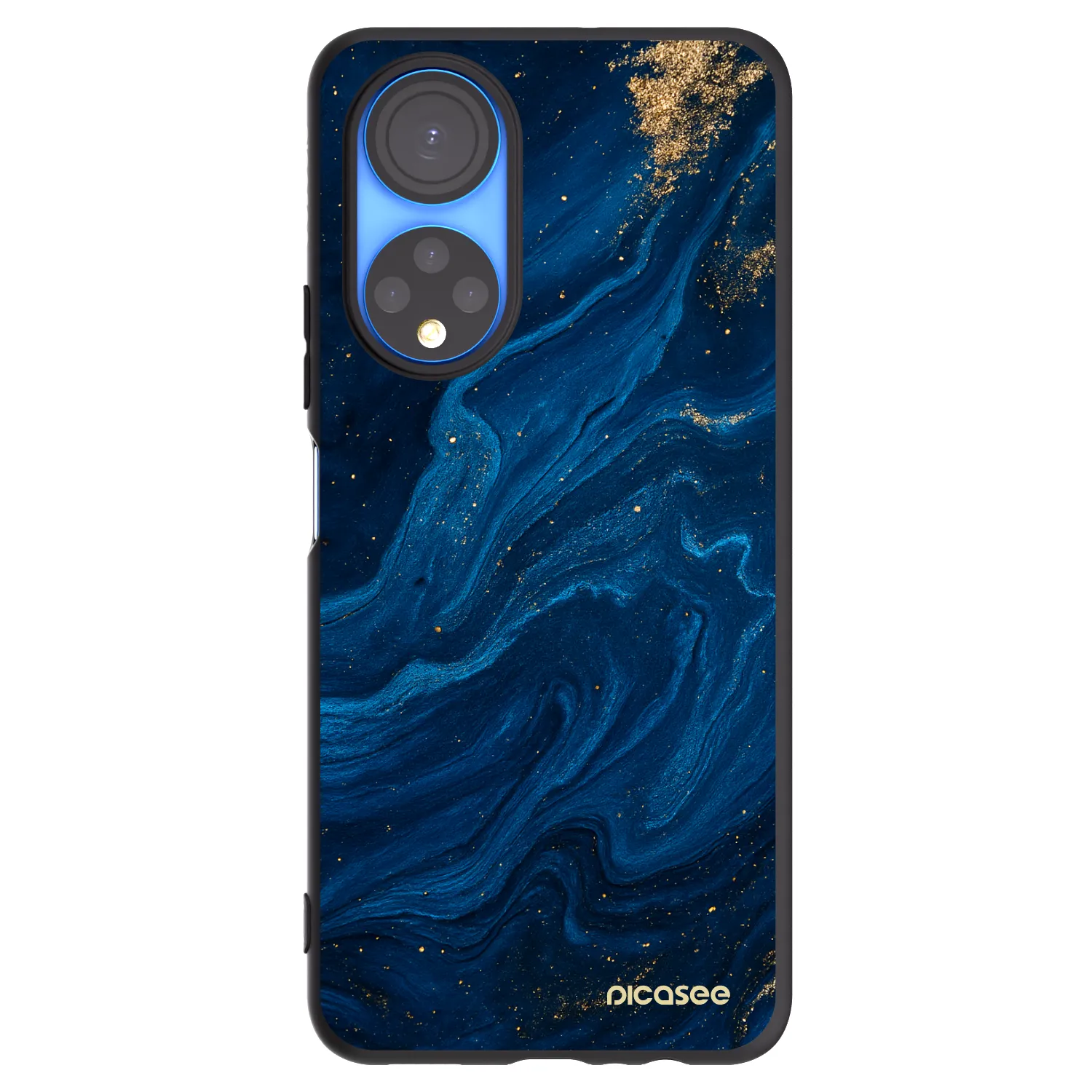 Picasee fekete szilikon tok az alábbi mobiltelefonokra Honor X7 - Blue