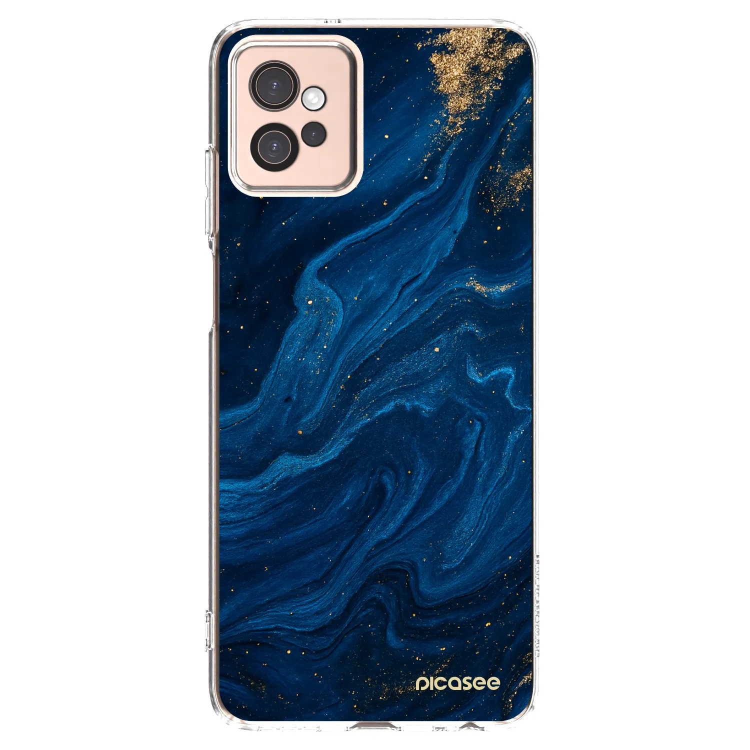 Picasee átlátszó szilikon tok az alábbi mobiltelefonokra Motorola Moto G32 - Blue