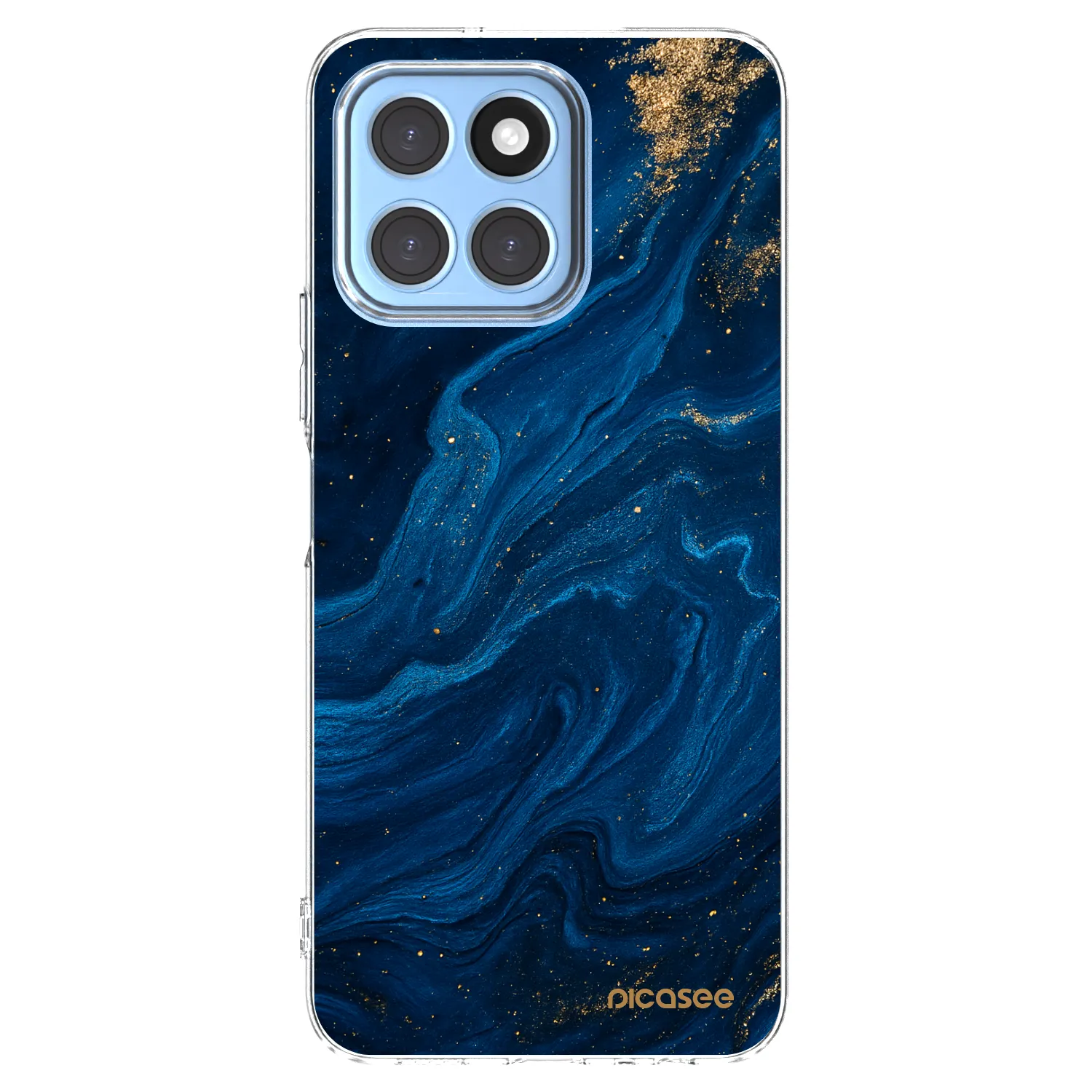 Picasee átlátszó szilikon tok az alábbi mobiltelefonokra Honor X6 - Blue