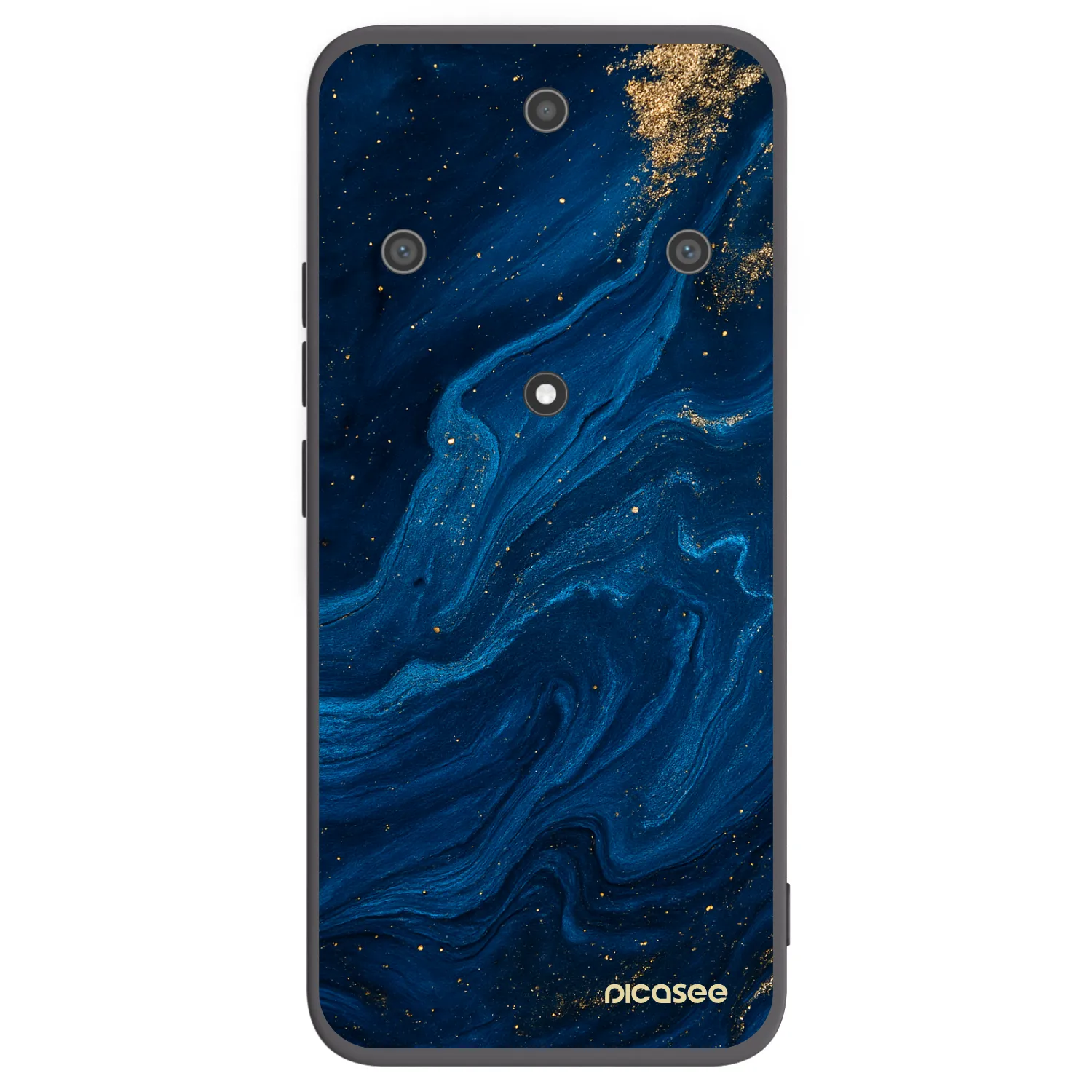 Picasee fekete szilikon tok az alábbi mobiltelefonokra Honor Magic5 Lite 5G - Blue