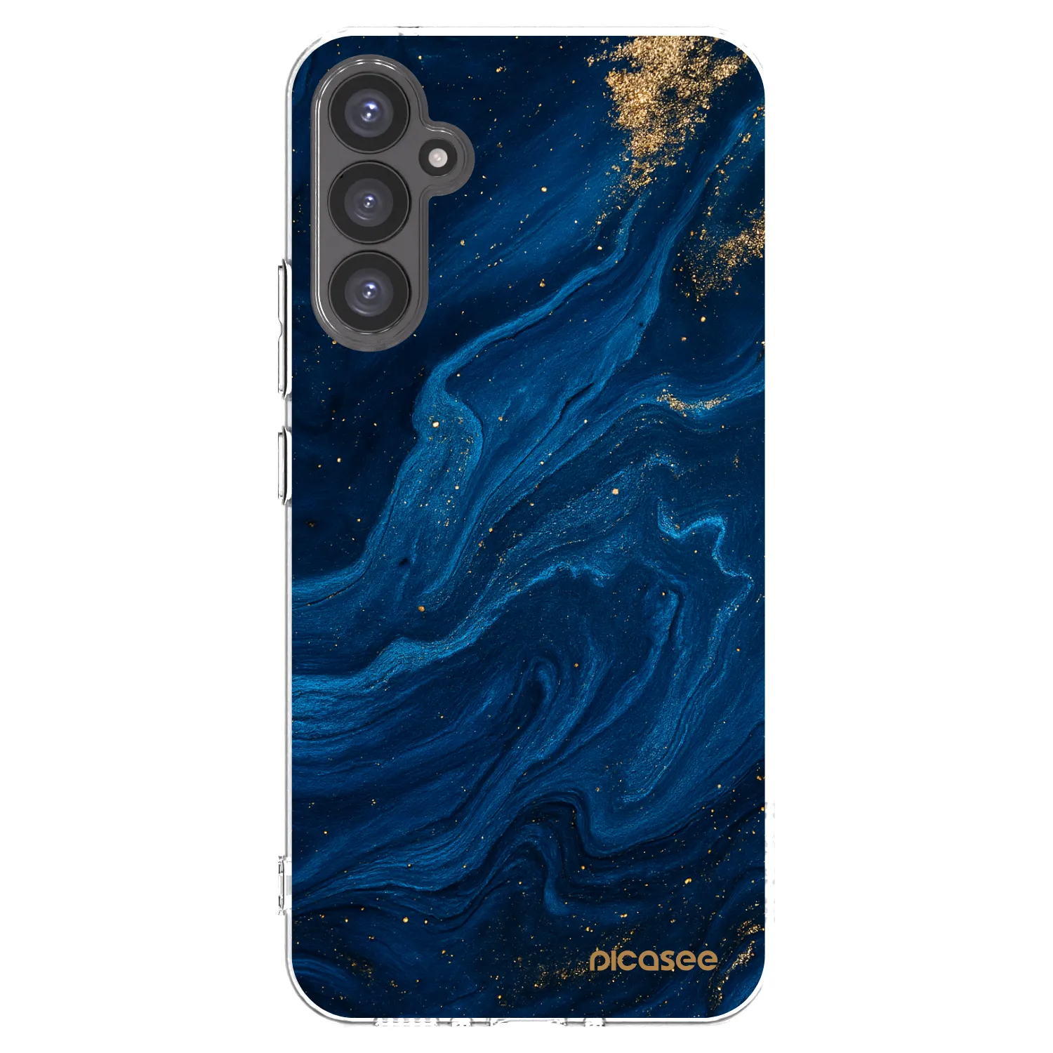 Picasee átlátszó szilikon tok az alábbi mobiltelefonokra Samsung Galaxy A34 5G A346B - Blue
