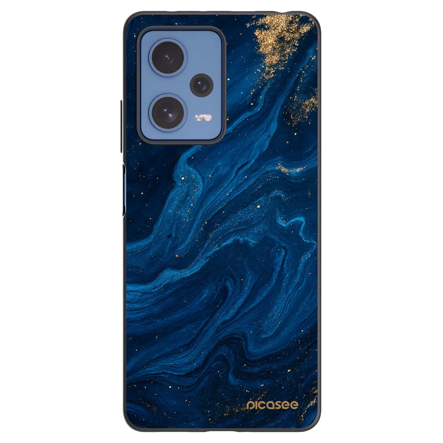 Picasee fekete szilikon tok az alábbi mobiltelefonokra Xiaomi Redmi Note 12 Pro 5G - Blue