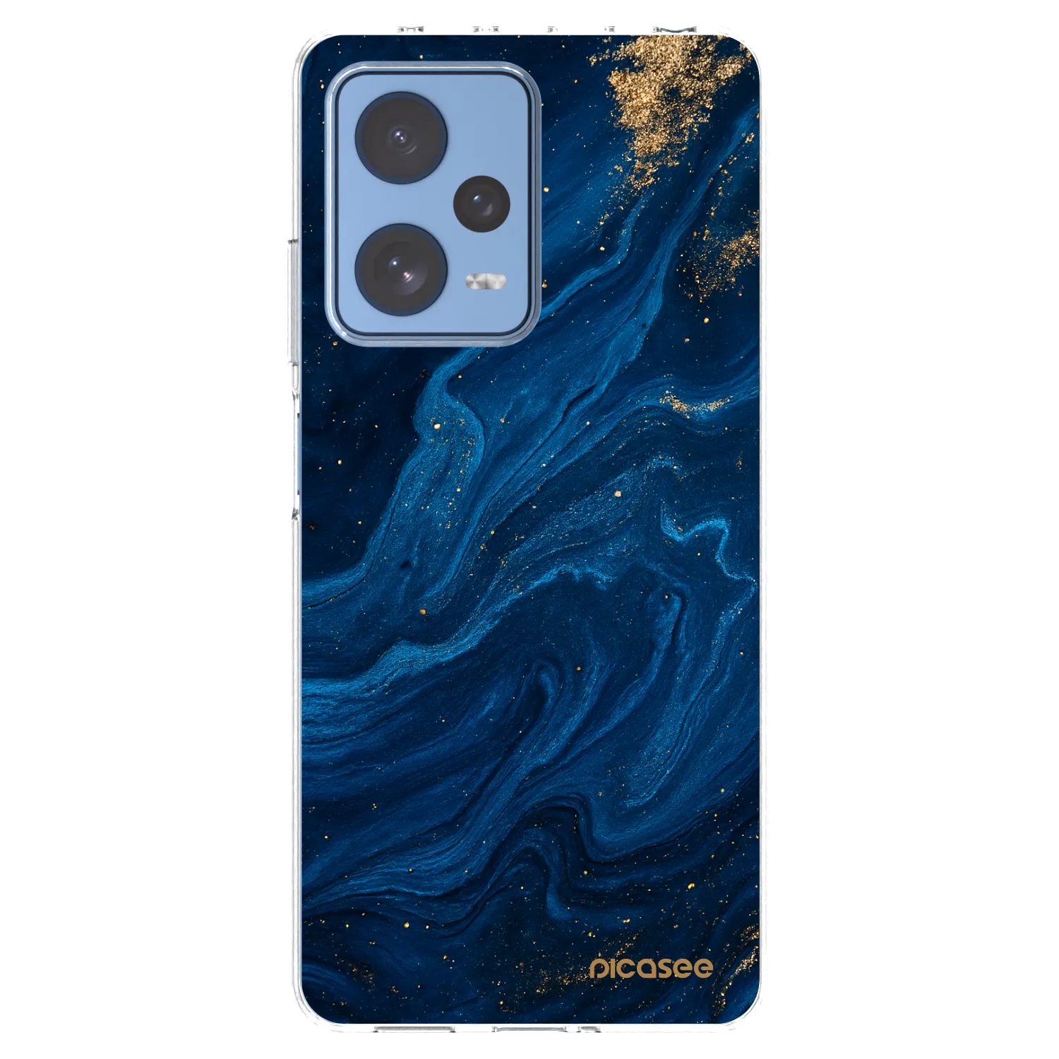 Picasee átlátszó szilikon tok az alábbi mobiltelefonokra Xiaomi Redmi Note 12 Pro 5G - Blue