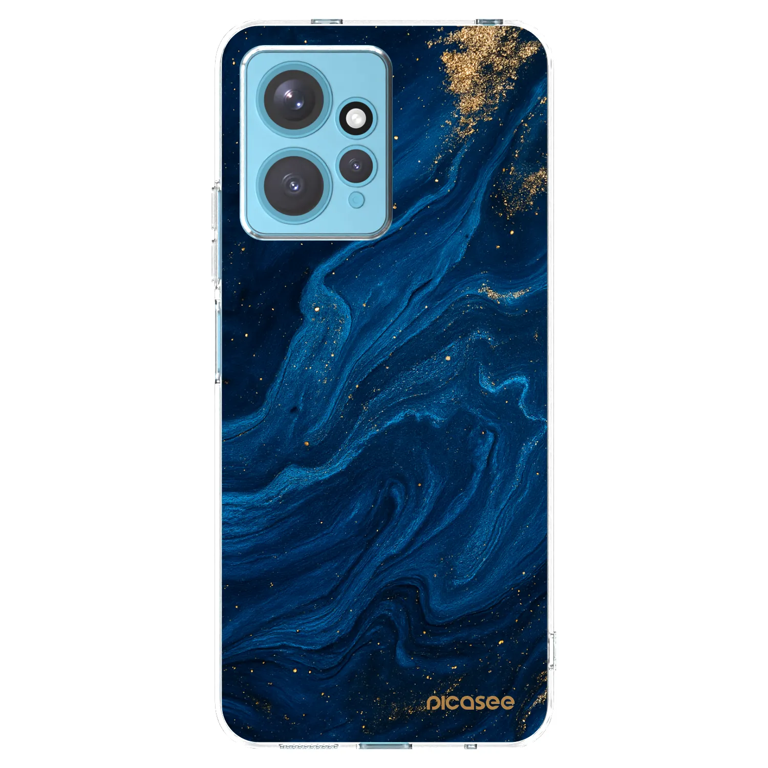 Picasee átlátszó szilikon tok az alábbi mobiltelefonokra Xiaomi Redmi Note 12 4G - Blue