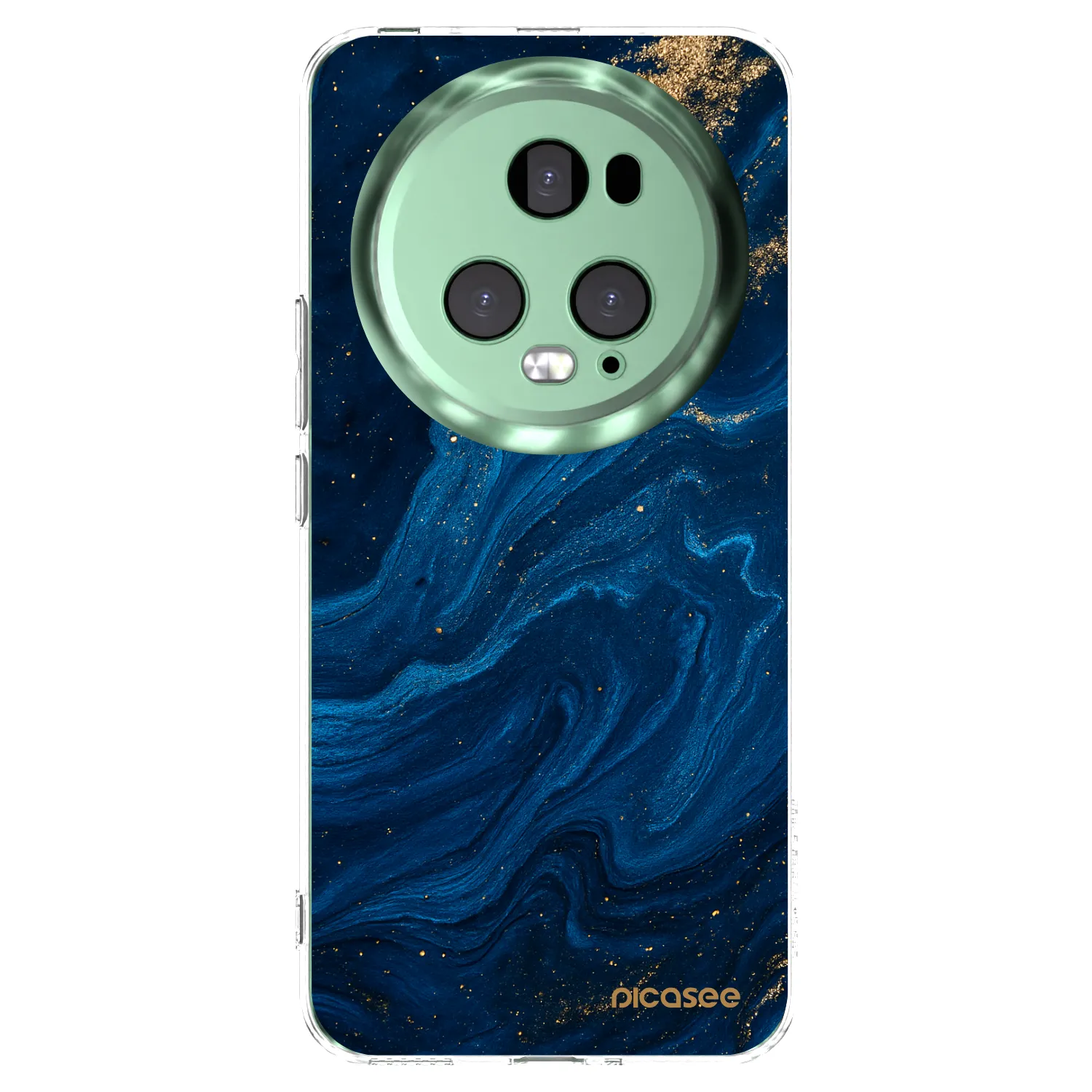 Picasee átlátszó szilikon tok az alábbi mobiltelefonokra Honor Magic5 Pro - Blue